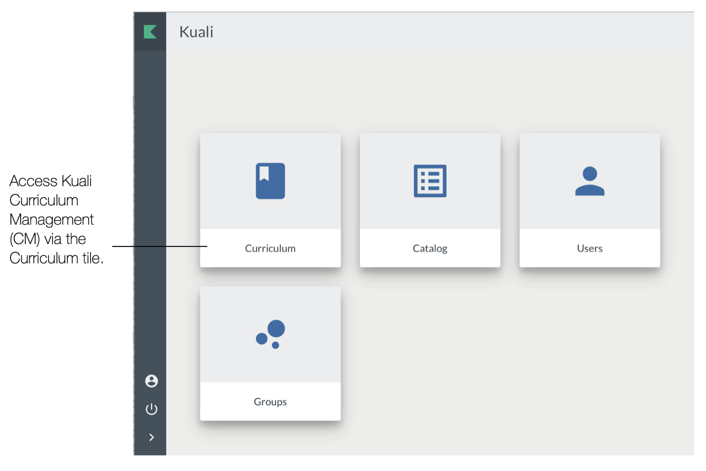 Access kuali curriculum management (cm) via the curriculum tile