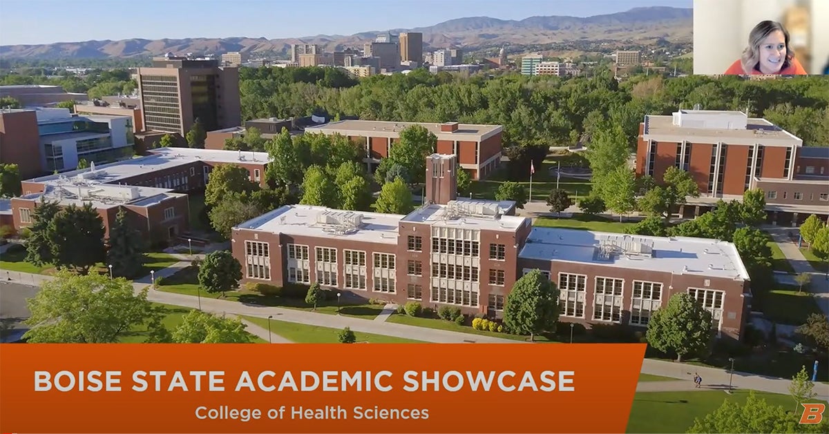 Screenshot from the Boise State Academic Showcase