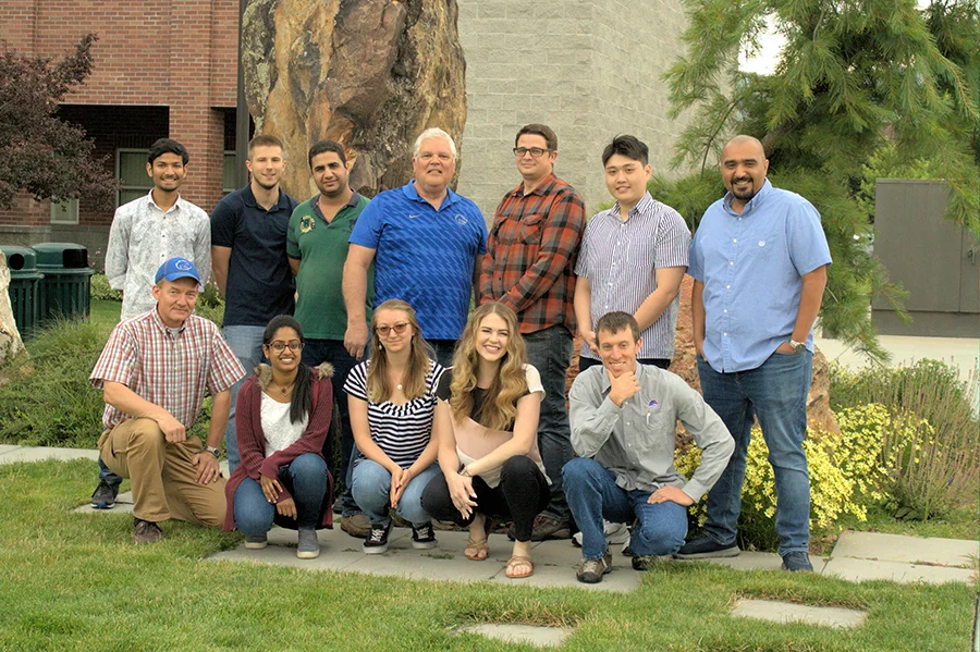 Sierra and her Mechanical Engineering peers.