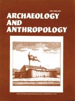 Publication Cover Archaeology and Anthropology Volume 10 No 1
