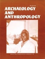 Publication Cover Archaeology and Anthropology Volume 12 No 1