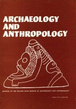 Publication Cover Archaeology and Anthropology Volume 3 No 2