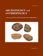 Publication Cover Archaeology and Anthropology Volume 18 No 1