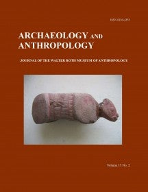 Publication Cover Archaeology and Anthropology Volume 19 No 2