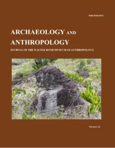 Publication Cover Archaeology and Anthropology Volume 22