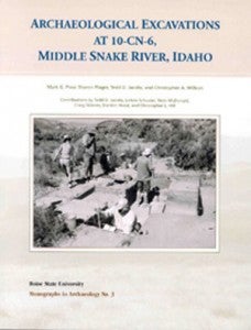 Archaeological Excavations at Middle Snake River publication cover