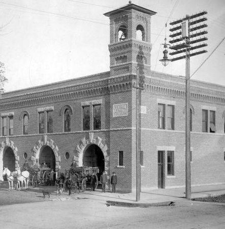 Fire station in Boise, 1904