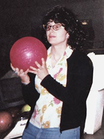 Laurie Blakeslee bowling