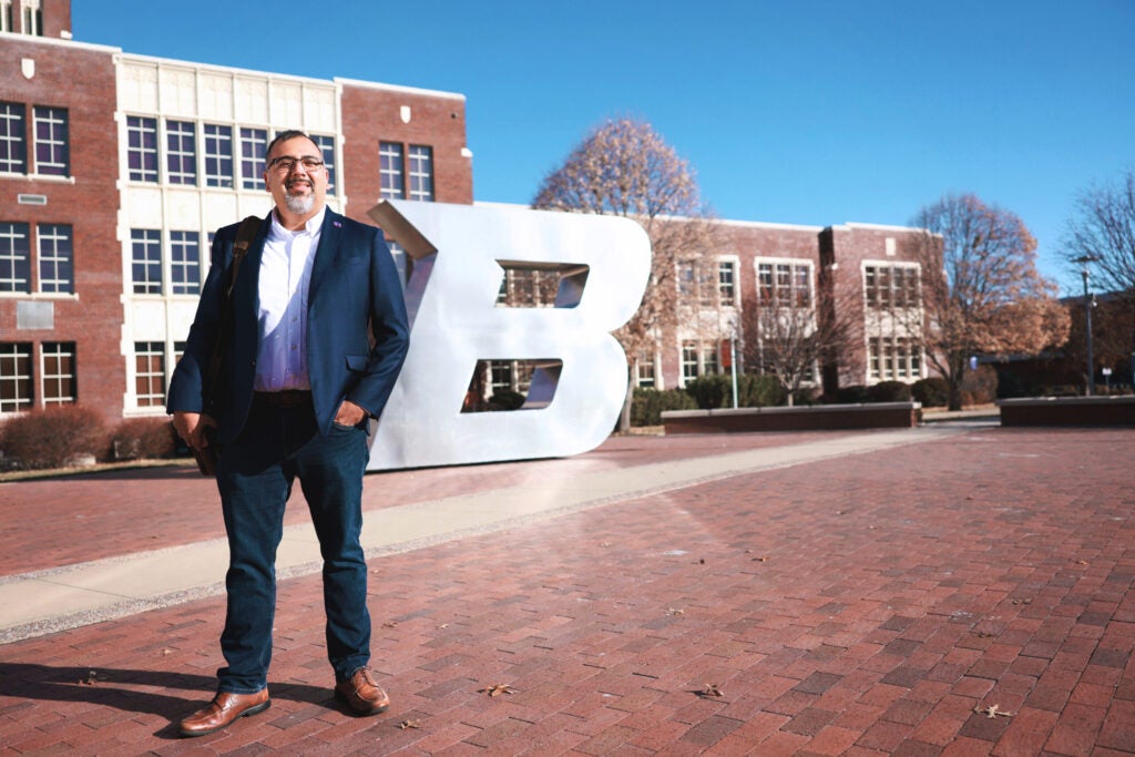 Professor David Estrada at B Plaza