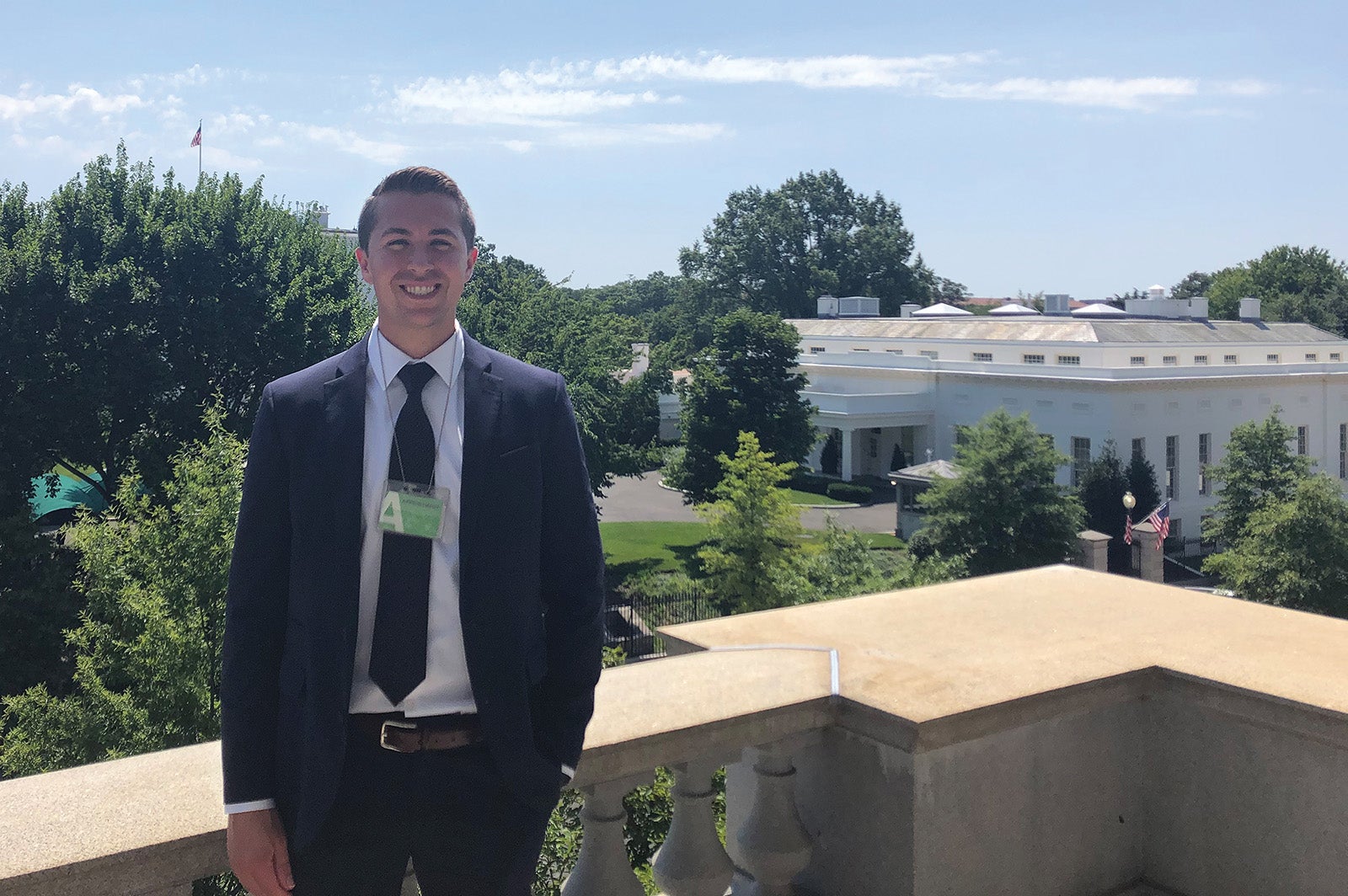 Wischer_Greg Wischer at the West Wing of the White House