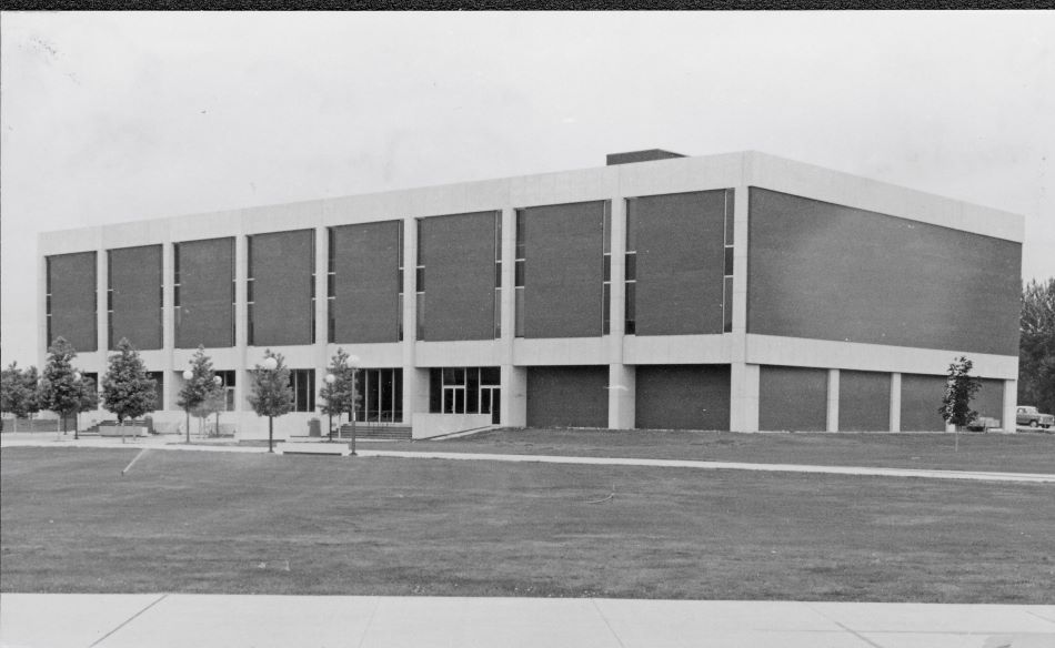 Newly constructed Business Building - 1970