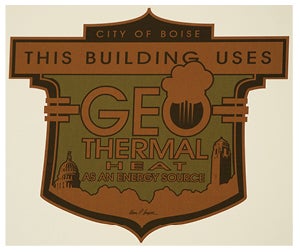 geothermal plaque