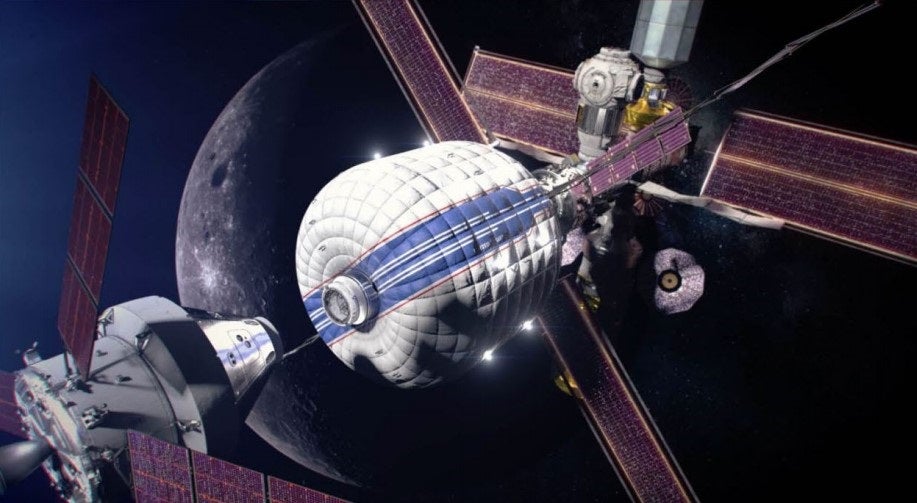 NASA Inflatable Habitat Concept, provided by NASA Johnson Space Center