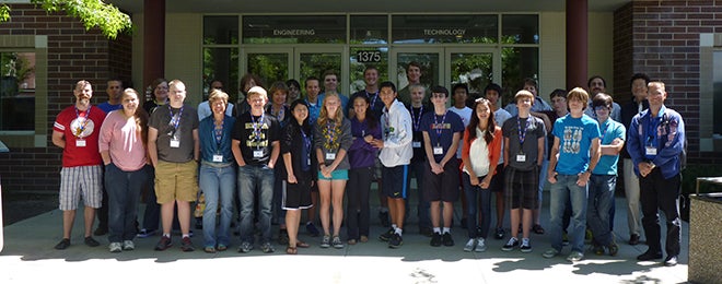 high school students who participated in a coding camp