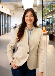 Picture of Floriana Ciaglia in an office