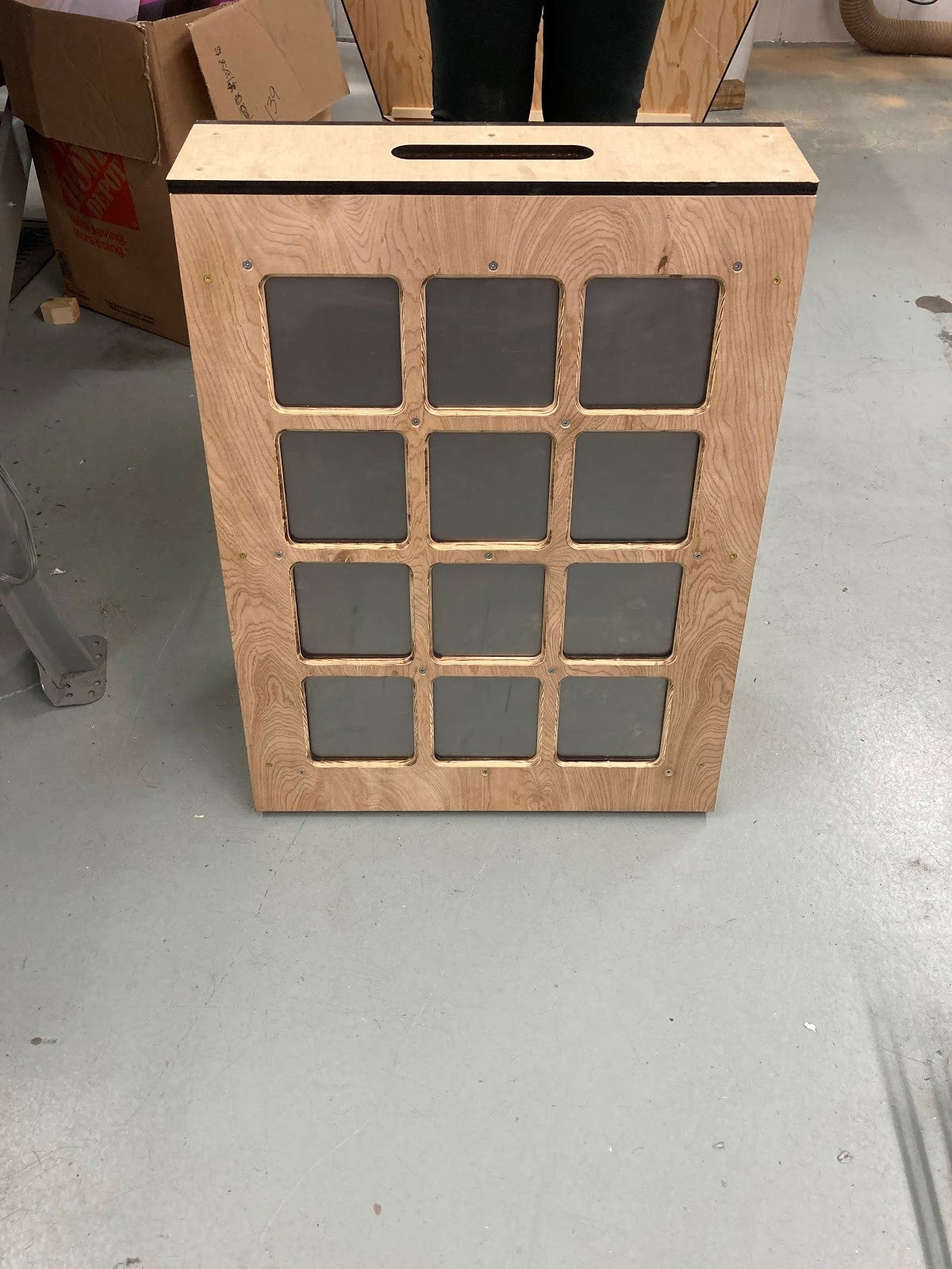 prototype of tactile wall - front