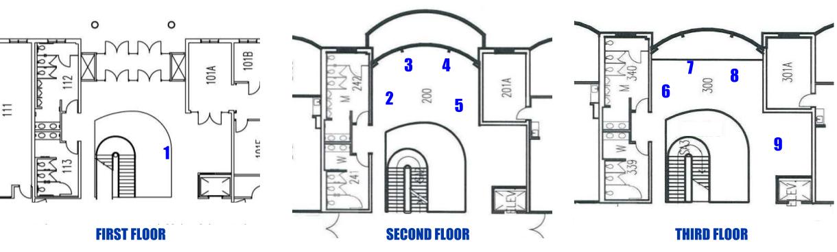 team layout map for showcase