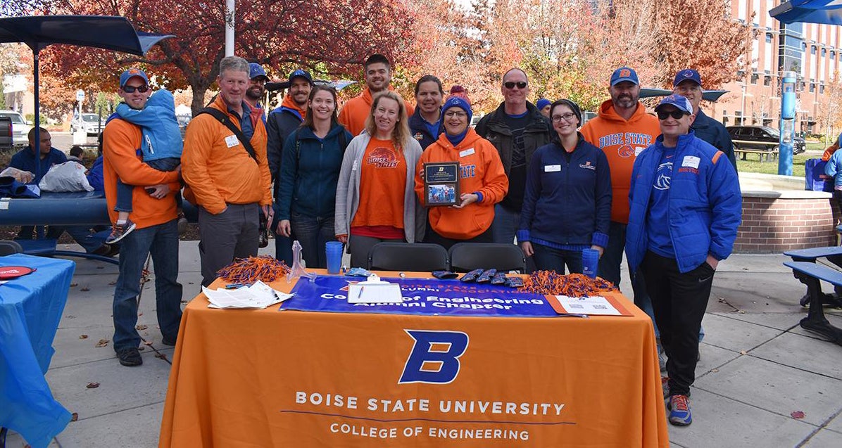 College of Engineering Alumni Chapter at an event