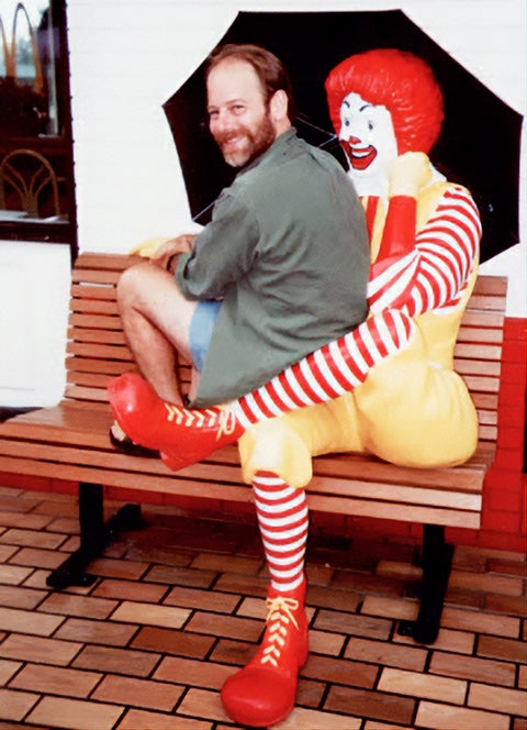Matt Kohn and Ronald McDonald