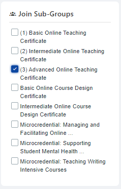 image showing how to enroll in the advanced online teaching certificate