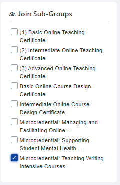 Image showing how to enroll in the writing microcredential