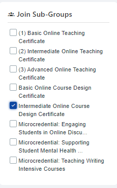 Enroll in Intermediate Online Course Design Certificate