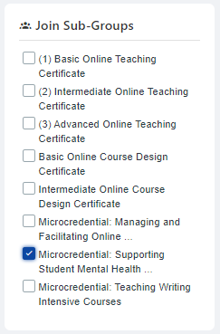 Image showing how to enroll in the writing microcredential