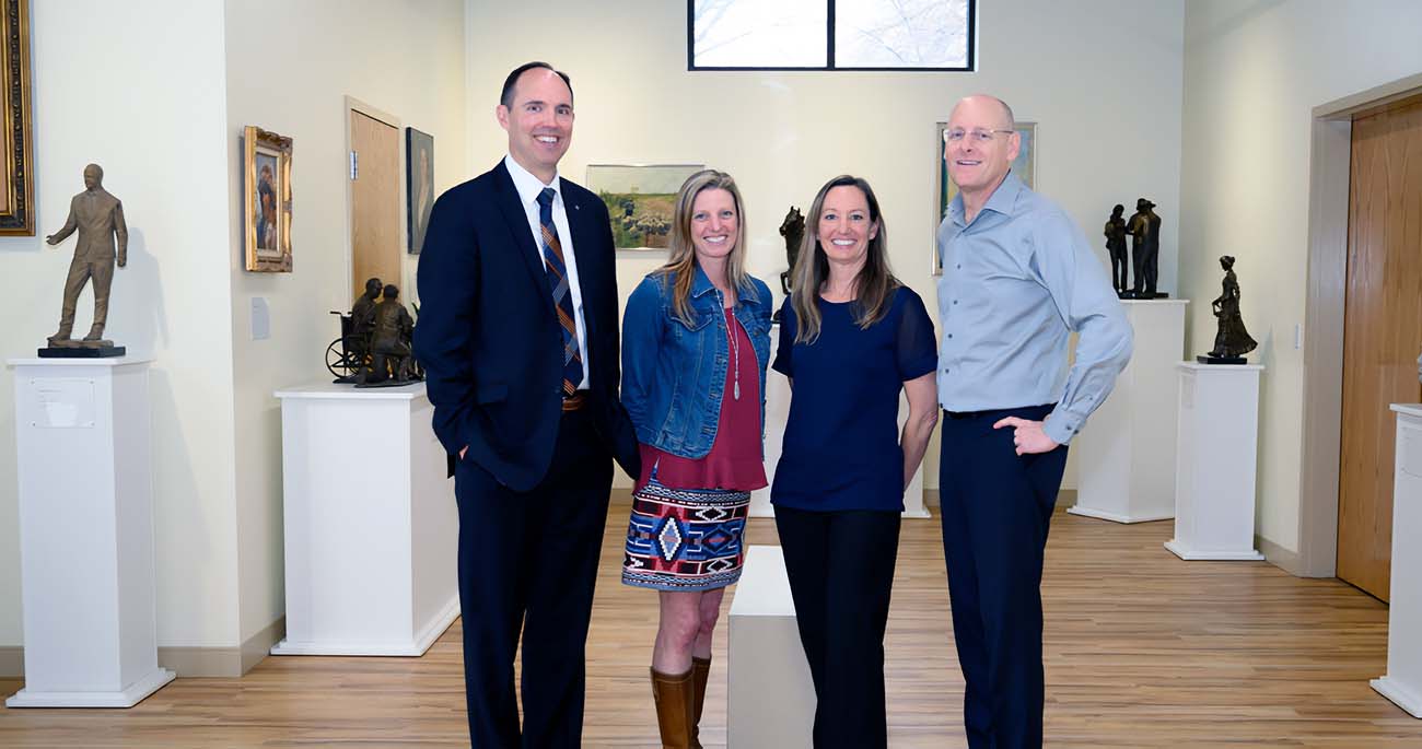 Portrait of Rich Osguthorpe, Jennifer Snow, Diana Doumas, Keith Thiede