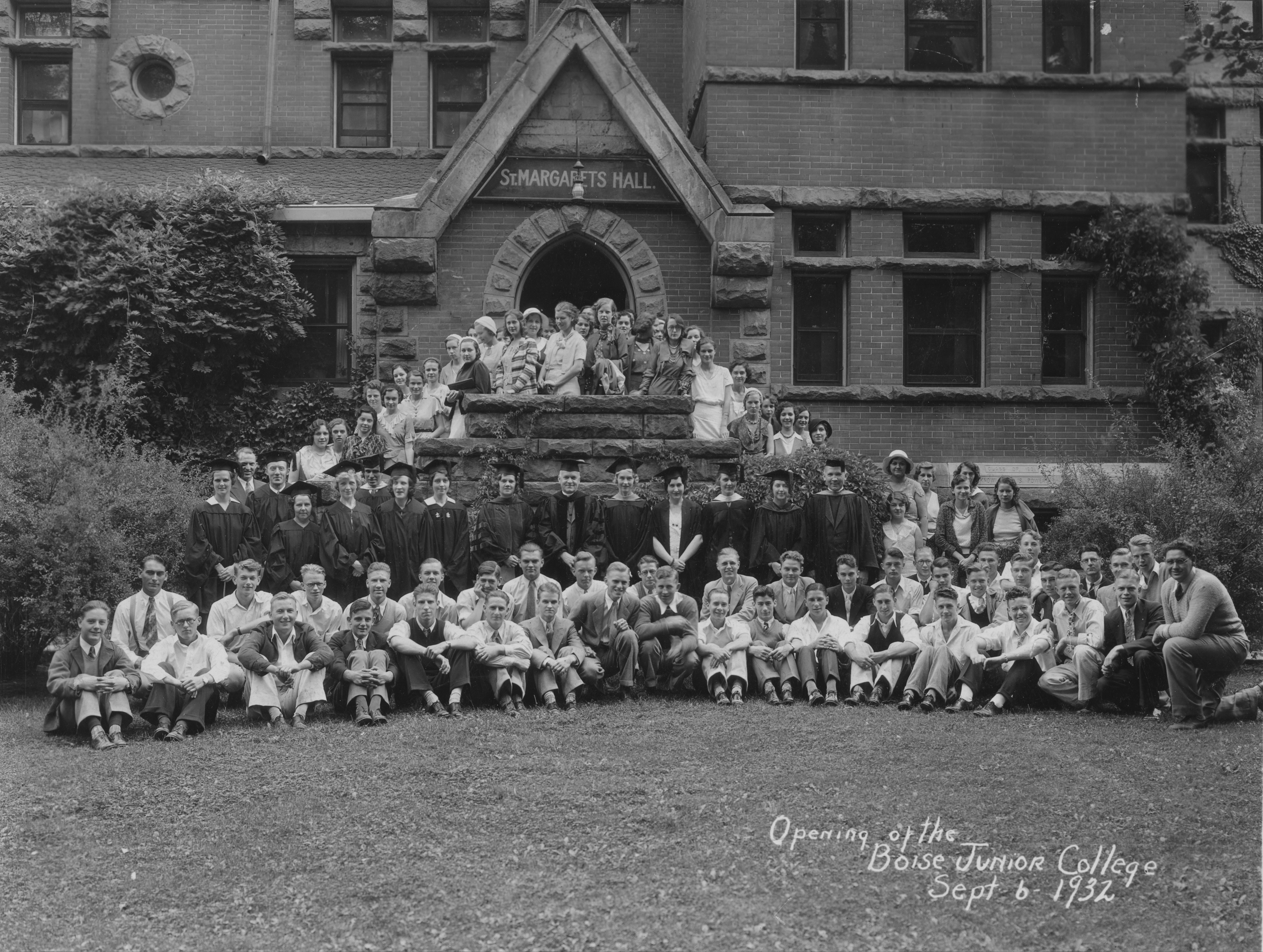 group portrait of first class at BJC