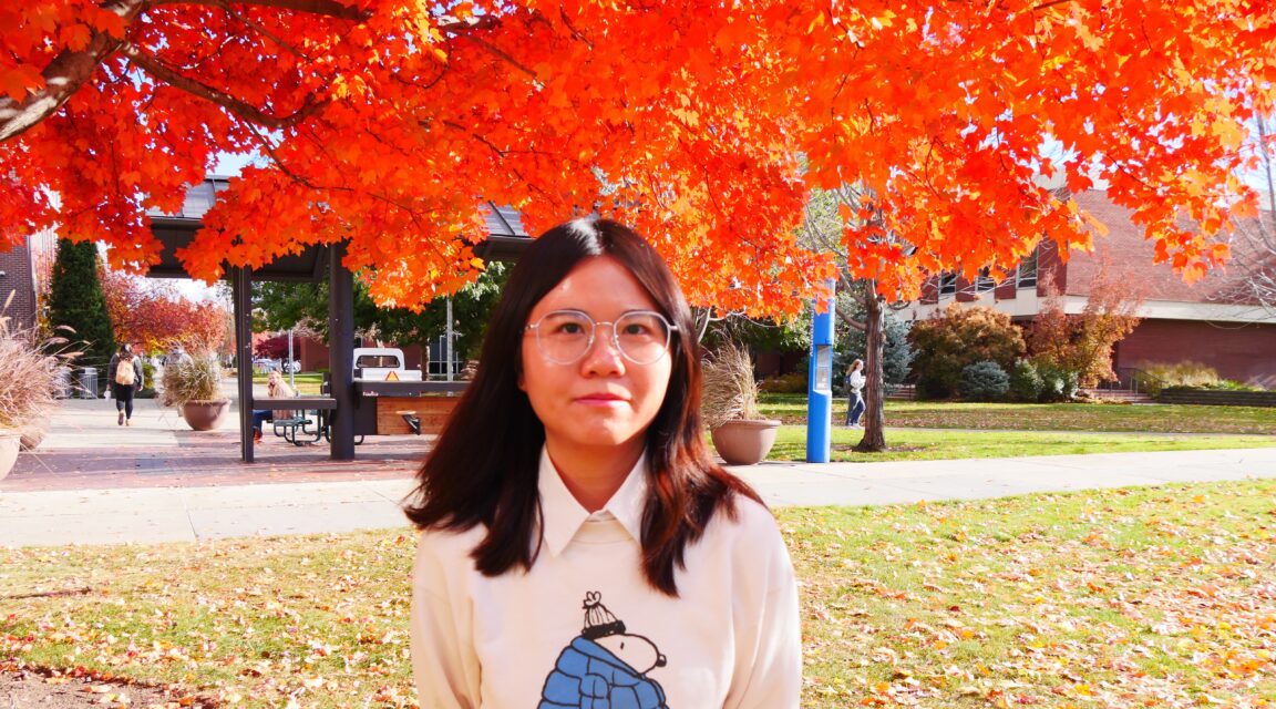 A photo of student employee Zehui Chen