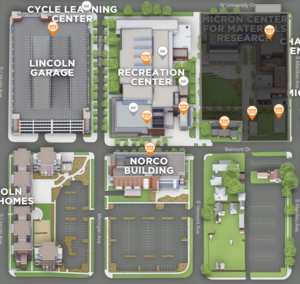 Open in Campus Maps to view Norco Building