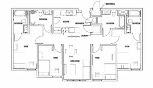 4 bed 4 bath floor plan