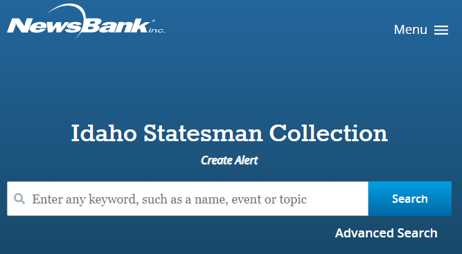 Idaho statesman collection screenshot