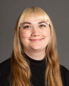 photo of Alisha Graefe, special collections archivist