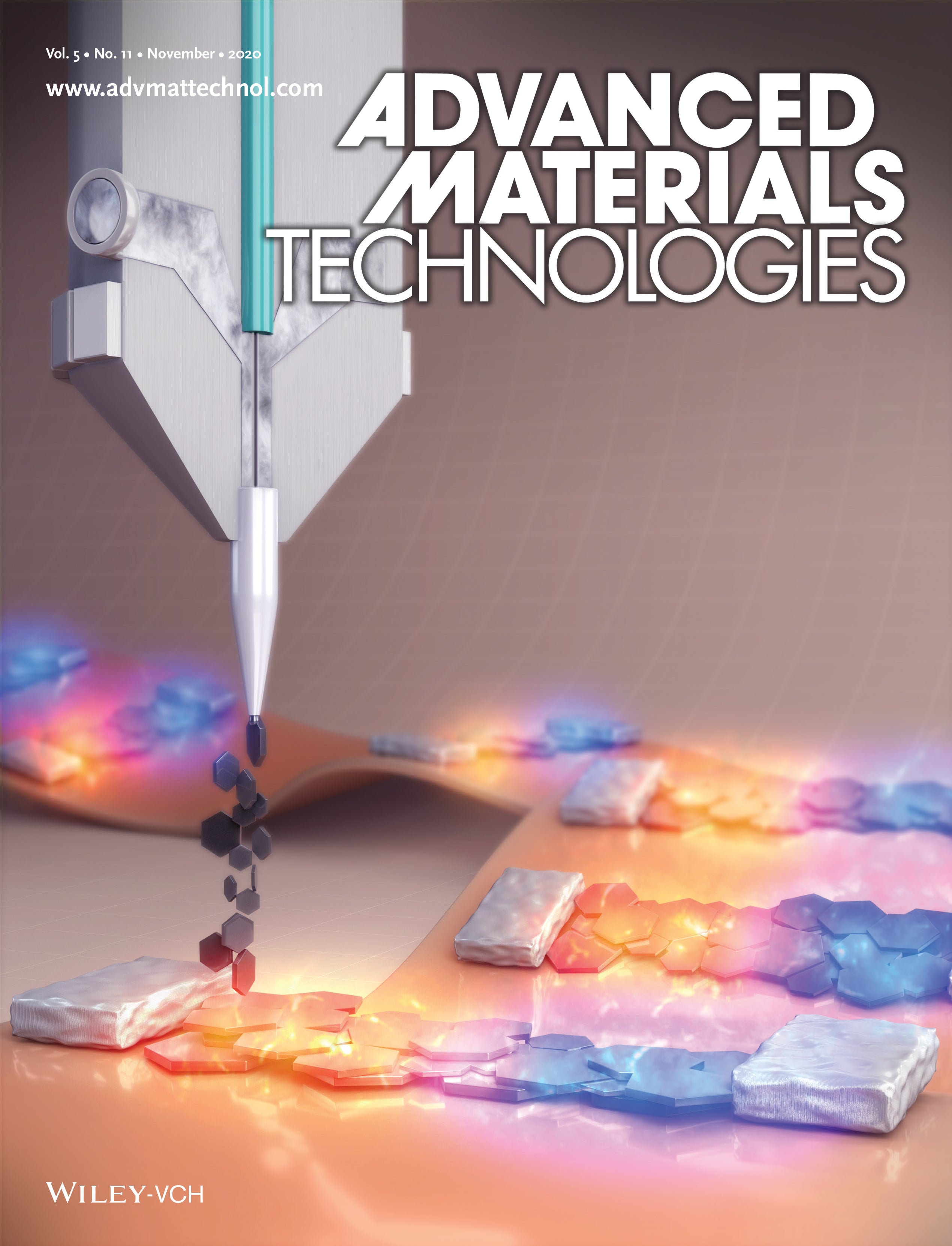Cover art for Advanced Materials Technology journal, 11/2020