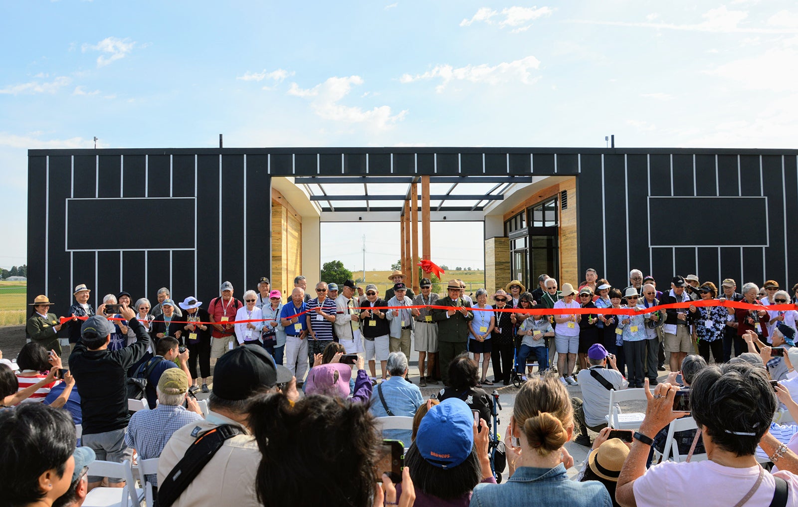 Opening of building