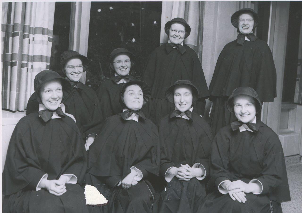 Group of sisters wearing habits