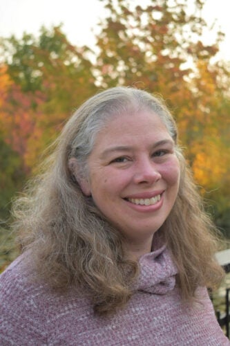 Outdoor headshot of Jennifer Weaver, Boise State associate professor of psychology