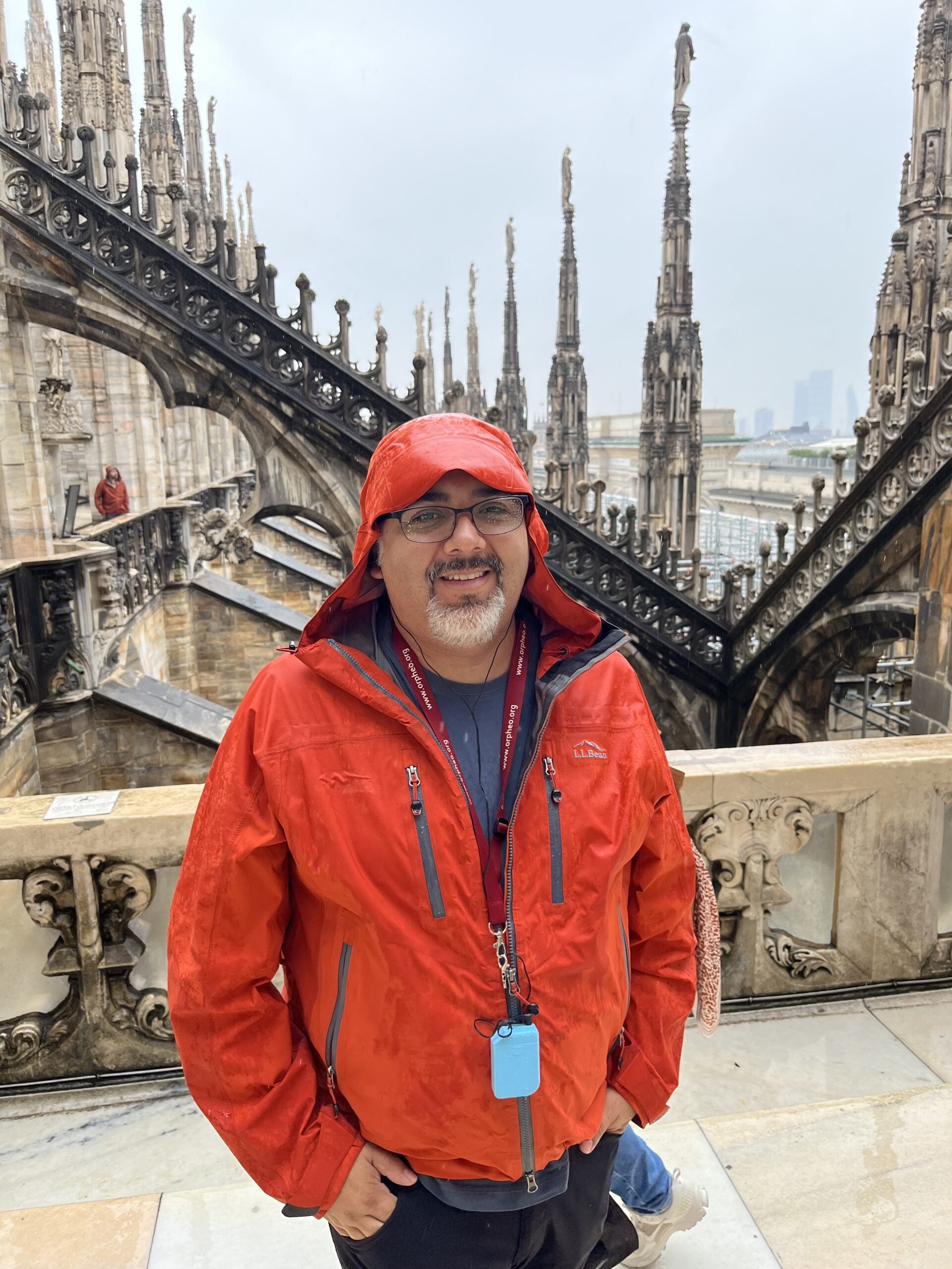 David Estrada in Milan, Italy, to attend the 75th annual International Astronautical Congress