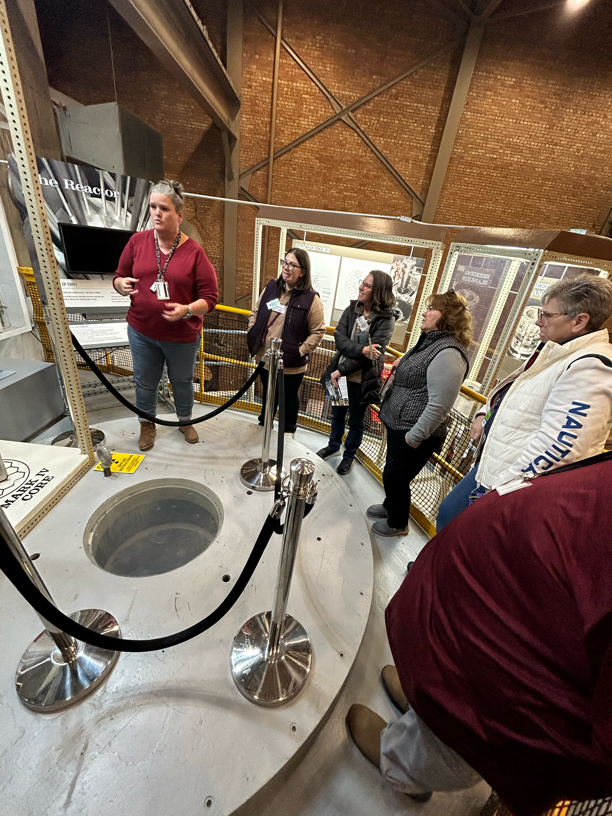 K-12 teachers view nuclear reactors on tour of Idaho National Laboratory.