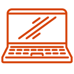 Orange Laptop