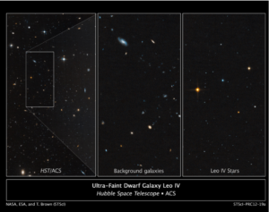 Ultra-Faint Dwarf Galaxy: Leo IV taken by the Hubble Space Telescope