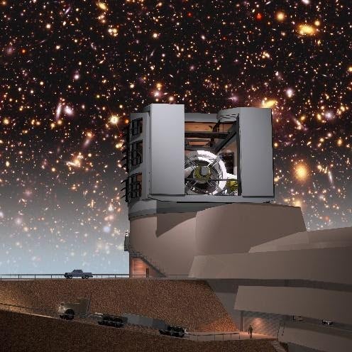 illustration of Vera Rubin Observatory