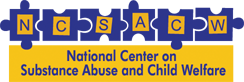 national center on substance abuse and child welfare logo