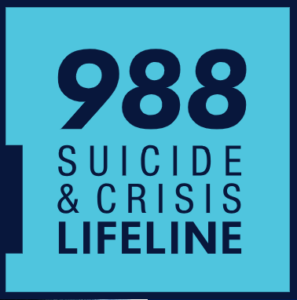 988 suicide and crisis lifeline logo