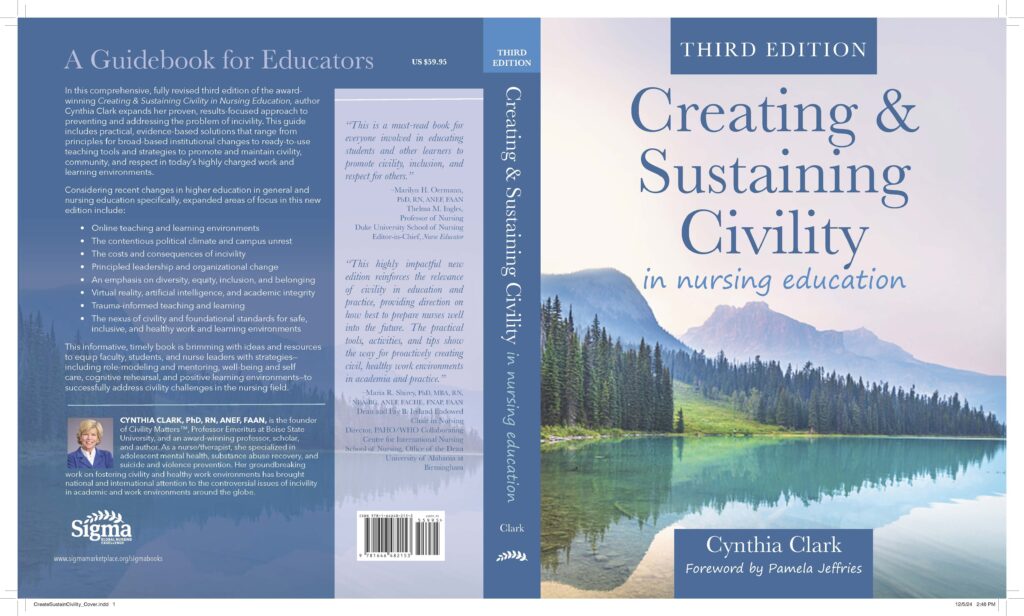 Cover of the book Creating & Sustaining Civility in nursing education by Cynthia Clark