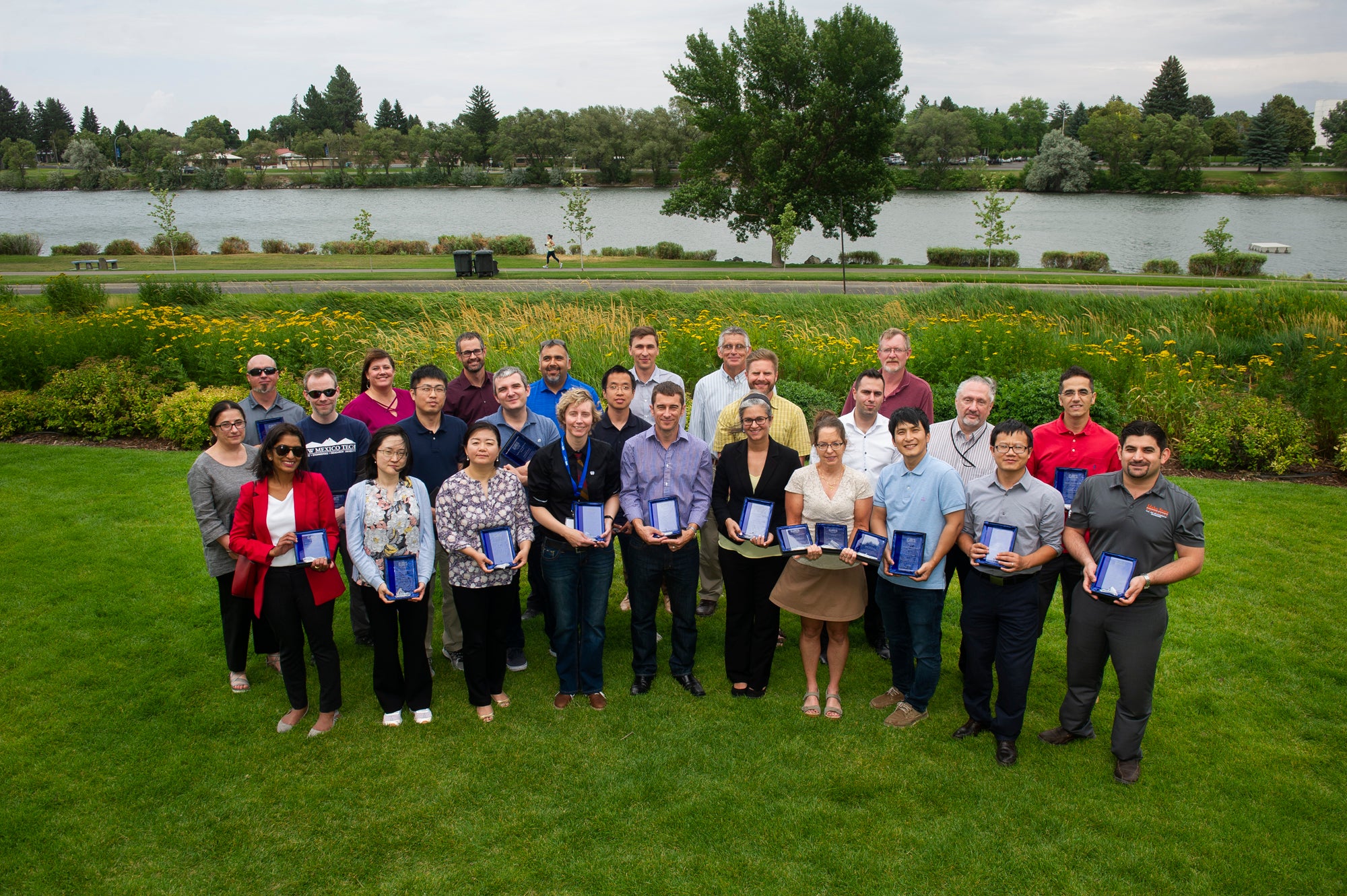 A group photo from the 2019 CAES Summer Visiting Faculty event.