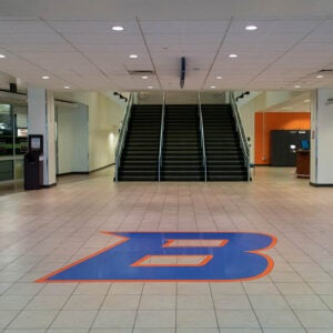 Interior of student union building