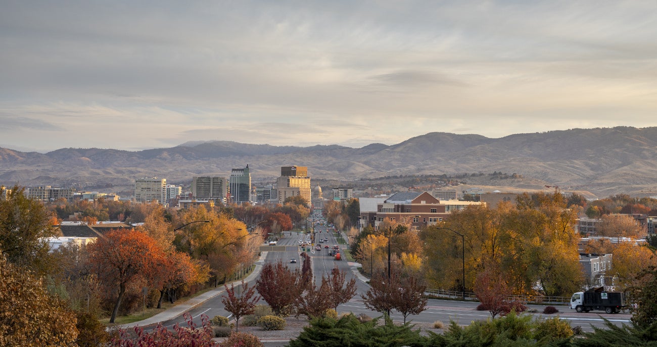 View of downtown Boise