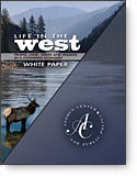 Life in the West: People, Land, Water and Wildlife in a Changing Economy White Paper logo